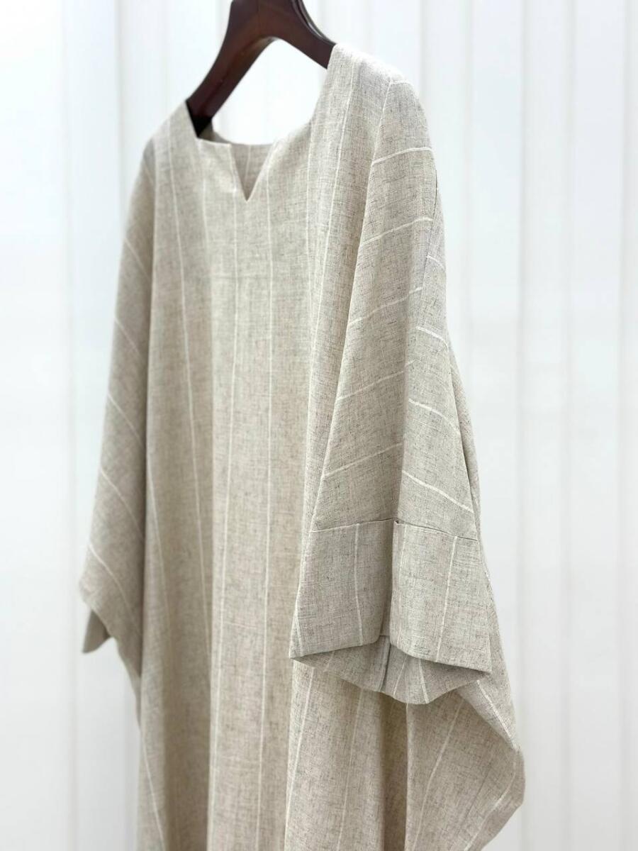 کفتان لینن کوک دوزی شده bd507-11