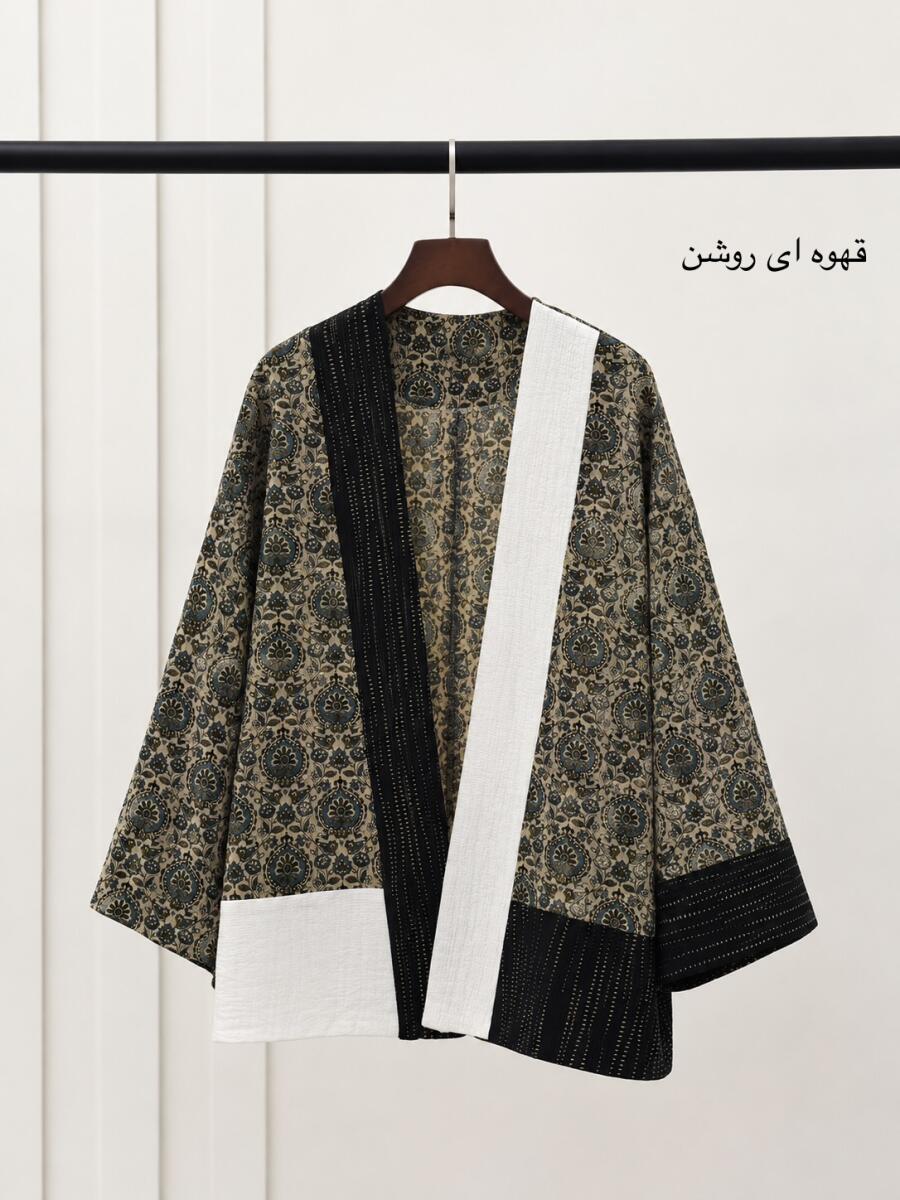 مانتو طرح سنتی کوک دوزی شده bd632-13