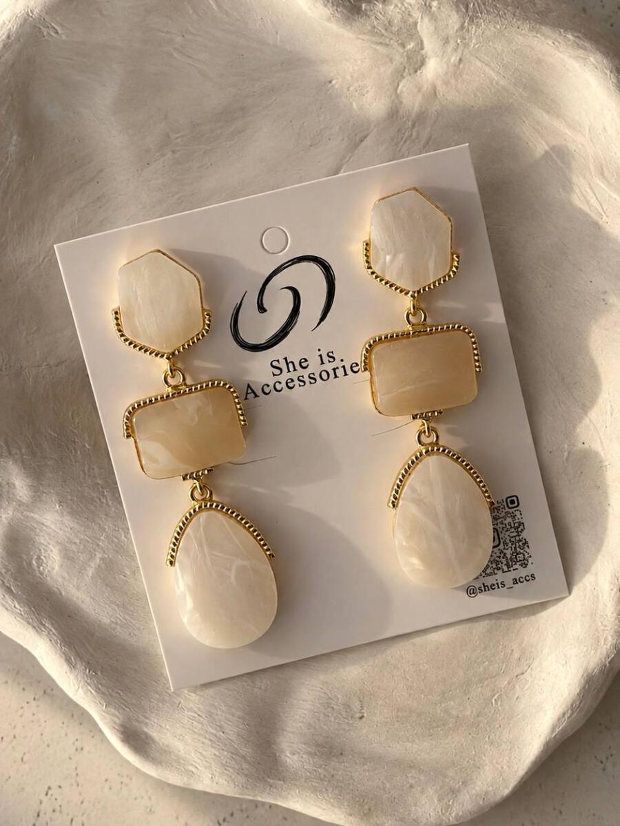 گوشواره رزین سلطنتی sk107