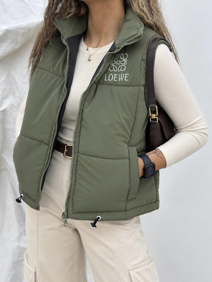 پافر داخل پشم شیشه گلدوزی شده طرح loewe آستردار bd907-6